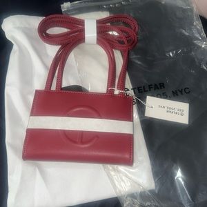 NWT Telfar Small Shopping Bag- Oxblood